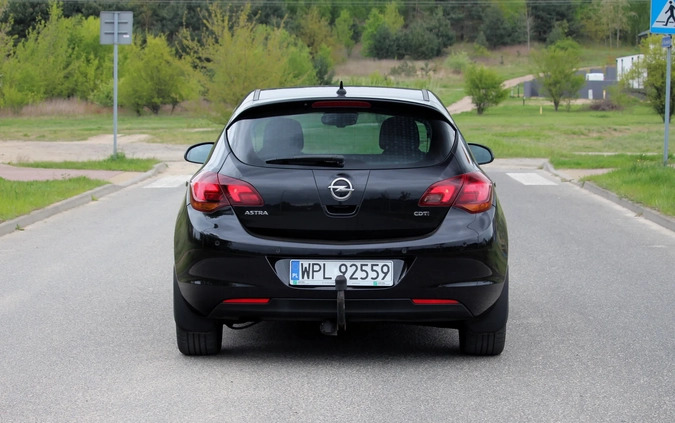 Opel Astra cena 20900 przebieg: 247661, rok produkcji 2011 z Płock małe 667